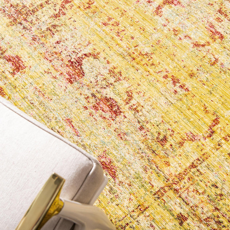 Lagoon Luxe Collection Area Rug -  Seafarer Rectangle Yellow  lifestyle 24