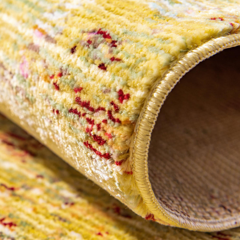 Lagoon Luxe Collection Area Rug -  Seafarer Rectangle Yellow  lifestyle 27