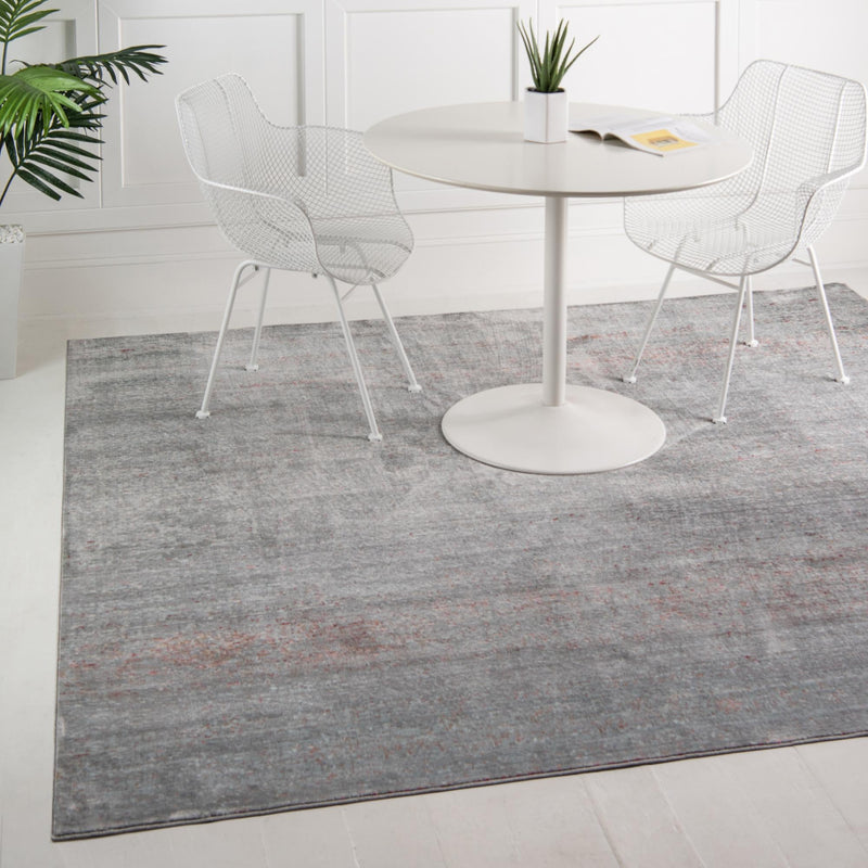 Lagoon Luxe Collection Area Rug -  Seafarer Square Gray  lifestyle 60