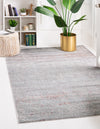 Lagoon Luxe Collection Area Rug -  Seafarer Rectangle Gray  lifestyle 5