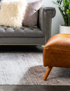 Lagoon Luxe Collection Area Rug -  Seafarer Rectangle Gray  lifestyle 9