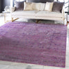 Lagoon Luxe Collection Area Rug -  Seafarer Square Purple  lifestyle 32