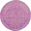 Lagoon Luxe Collection Area Rug -  Seafarer Round Purple  lifestyle 27