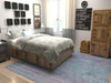 Lagoon Luxe Collection Area Rug -  Seafarer Square Light Blue  lifestyle 70