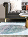 Lagoon Luxe Collection Area Rug -  Seafarer Rectangle Light Blue  lifestyle 18