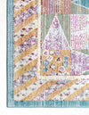 Lagoon Luxe Collection Area Rug -  Mooring Square Multi  lifestyle 34