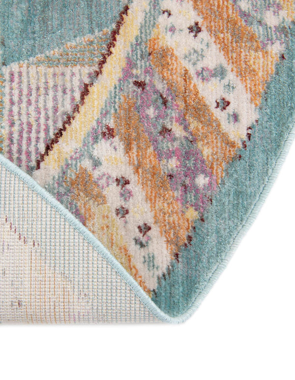 Lagoon Luxe Collection Area Rug -  Mooring Round Multi  lifestyle 38