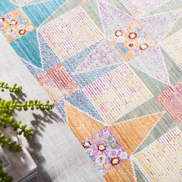 Lagoon Luxe Collection Area Rug -  Mooring Rectangle Multi  lifestyle 6
