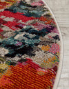 Marrakesh Elegance Collection Area Rug -  Azilal Round Multi  lifestyle 36