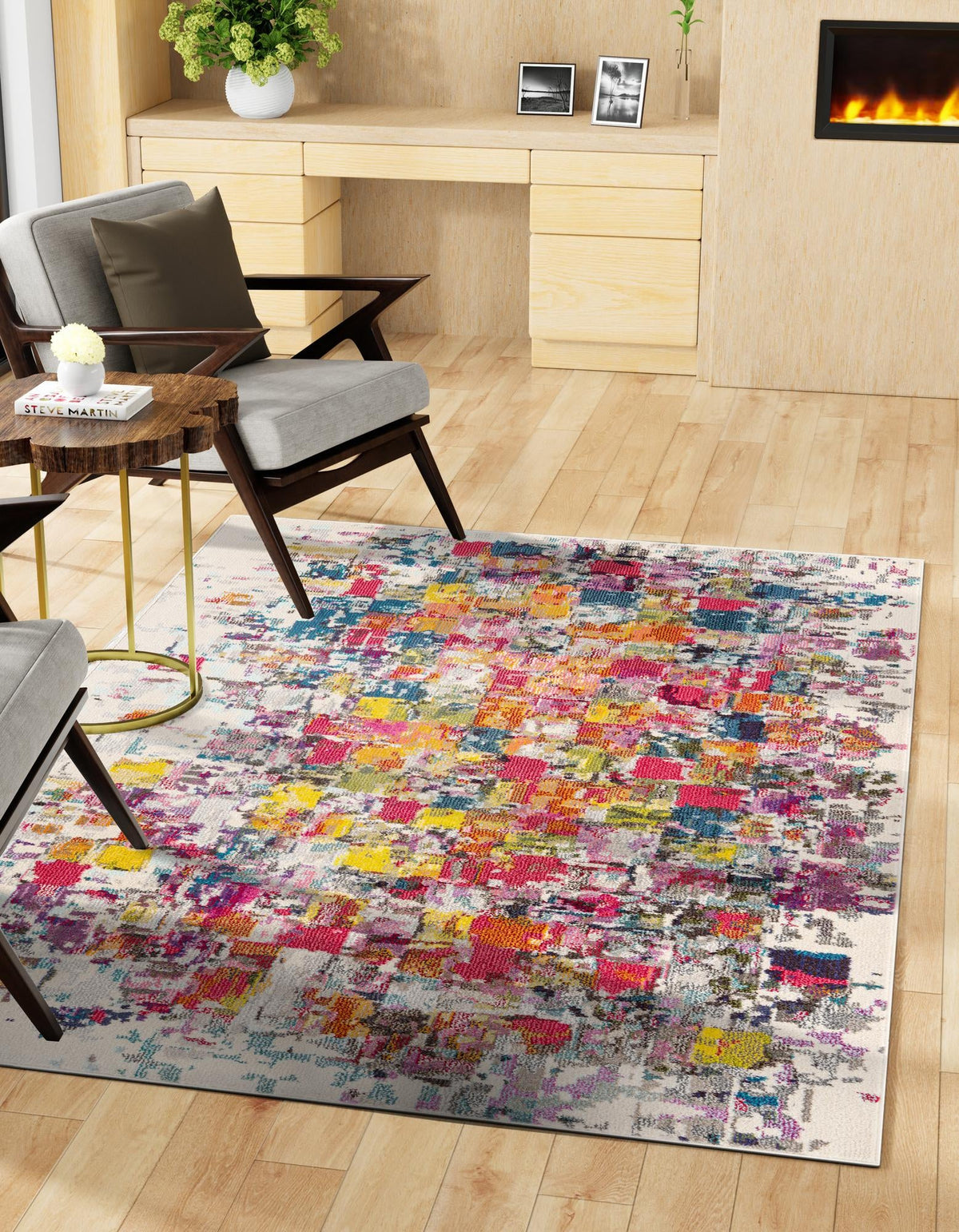 Marrakesh Elegance Collection Area Rug -  Azilal Rectangle Multi  lifestyle 5