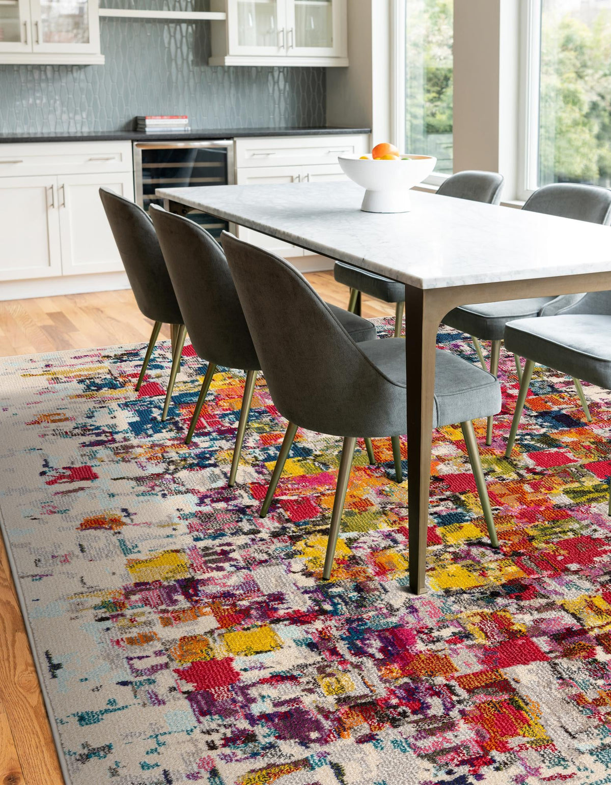 Marrakesh Elegance Collection Area Rug -  Azilal Rectangle Multi  lifestyle 7