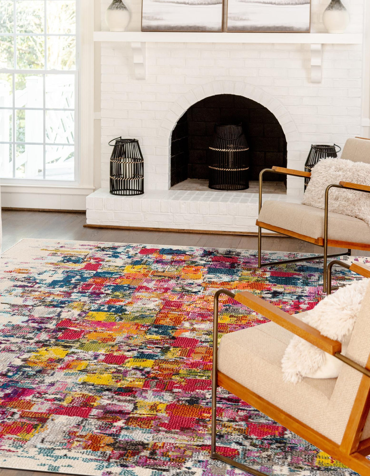 Marrakesh Elegance Collection Area Rug -  Azilal Rectangle Multi  lifestyle 9