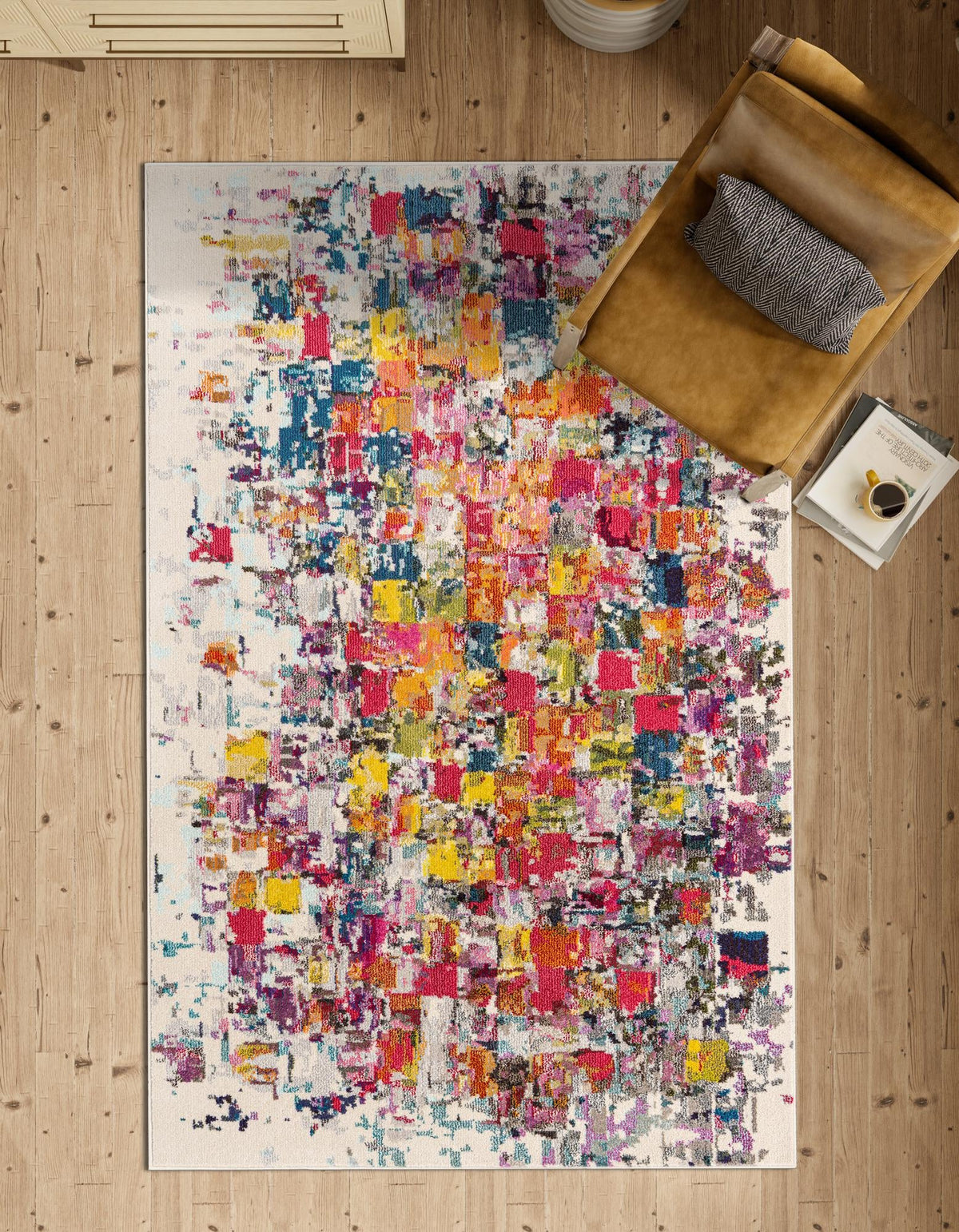 Marrakesh Elegance Collection Area Rug -  Azilal Rectangle Multi  lifestyle 11