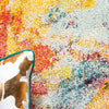 Marrakesh Elegance Collection Area Rug -  Amizmiz Round Multi  lifestyle 27