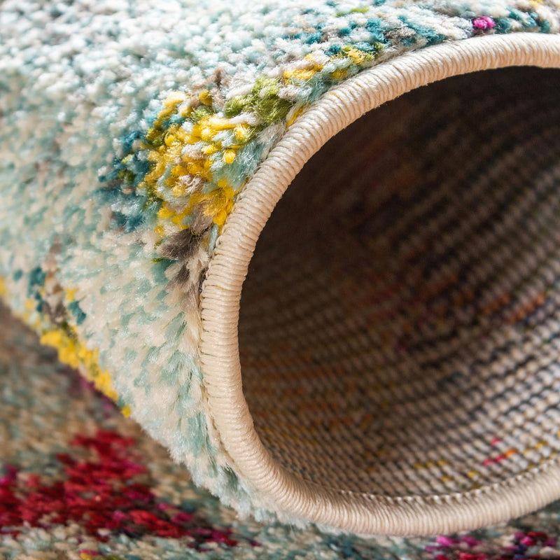 Marrakesh Elegance Collection Area Rug -  Amizmiz Round Multi  lifestyle 30