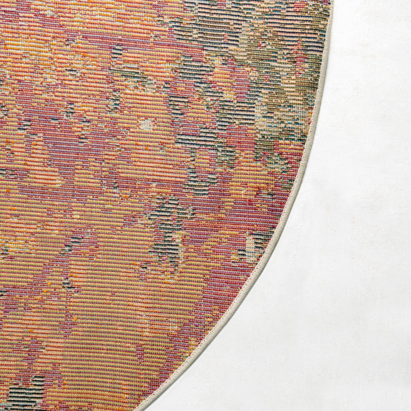 Marrakesh Elegance Collection Area Rug -  Amizmiz Round Multi  lifestyle 39