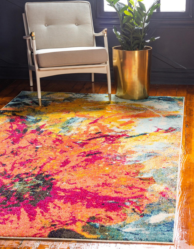Marrakesh Elegance Collection Area Rug -  Amizmiz Rectangular Multi  lifestyle 14