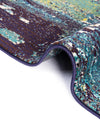 Marrakesh Elegance Collection Area Rug -  Figuig Rectangle Navy Blue  lifestyle 23