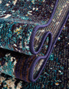Marrakesh Elegance Collection Area Rug -  Figuig Rectangle Navy Blue  lifestyle 26