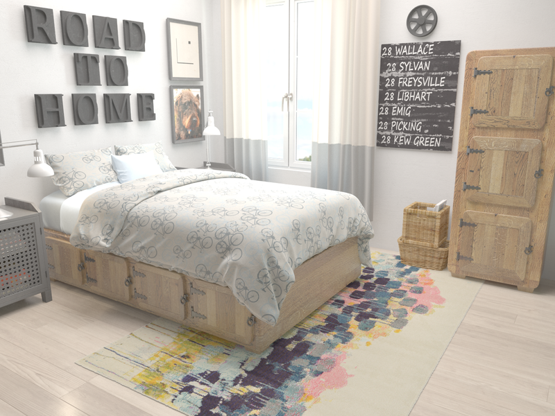 Marrakesh Elegance Collection Area Rug -  Sidi Rectangle Beige  lifestyle 3