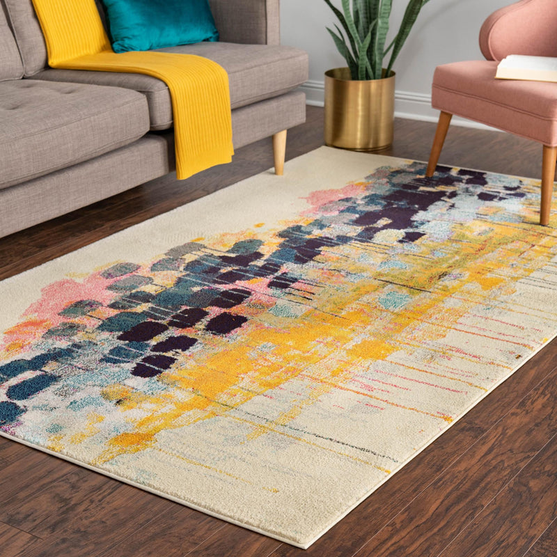 Marrakesh Elegance Collection Area Rug -  Sidi Rectangle Beige  lifestyle 16