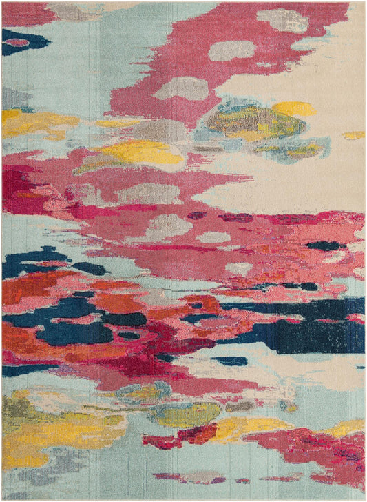 Marrakesh Elegance Collection Area Rug -  Skhirat Rectangle Pink Main