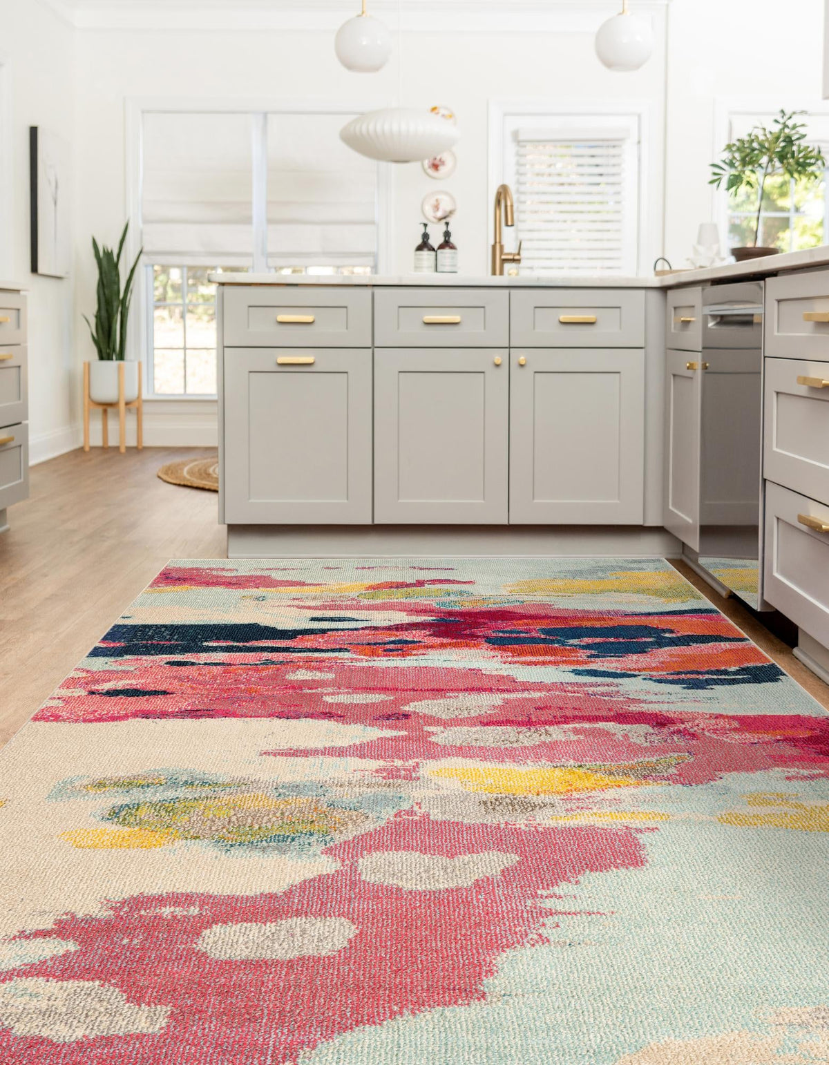Marrakesh Elegance Collection Area Rug -  Skhirat Rectangle Pink  lifestyle 6