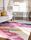 Marrakesh Elegance Collection Area Rug -  Skhirat Rectangular Pink  lifestyle 49