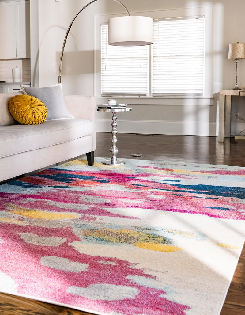Marrakesh Elegance Collection Area Rug -  Skhirat Rectangular Pink  lifestyle 49
