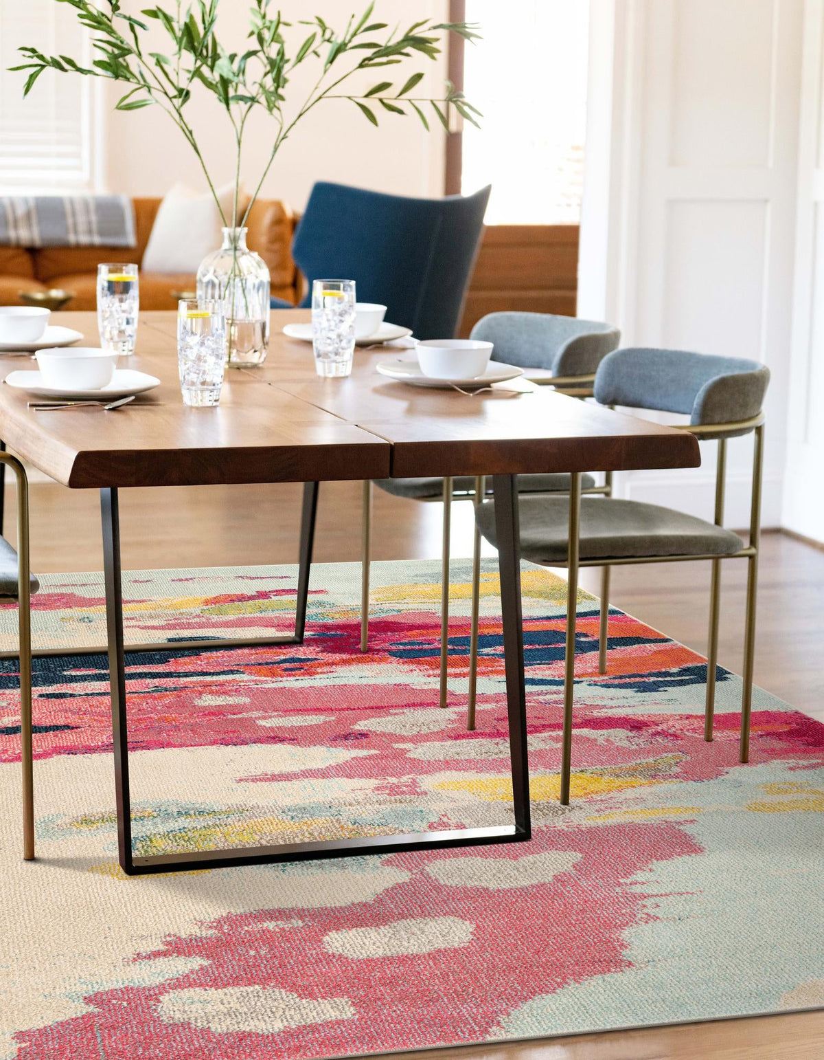 Marrakesh Elegance Collection Area Rug -  Skhirat Rectangle Pink  lifestyle 10