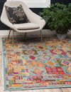 Sedona Vista Collection Area Rug -  Zuni Rectangular Light Blue  lifestyle 14