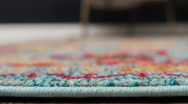 Sedona Vista Collection Area Rug -  Zuni Rectangular Light Blue  lifestyle 22