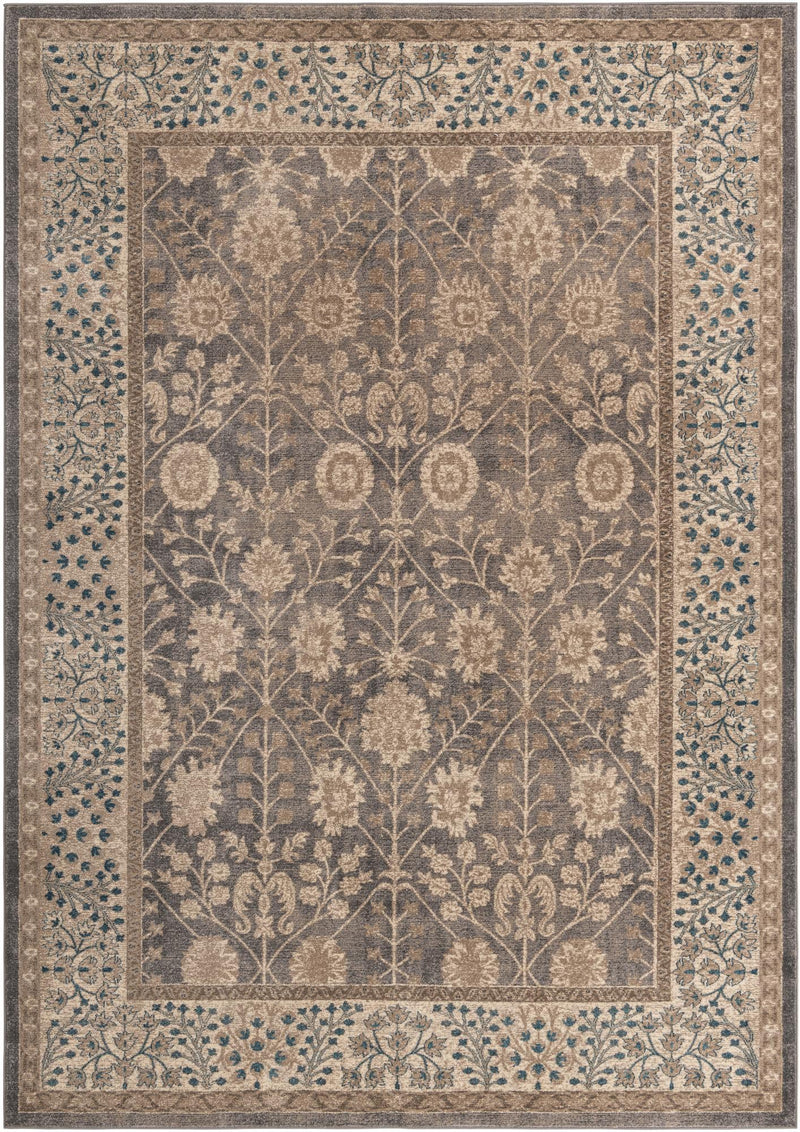 Salzburg Elegance Collection Area Rug -  Hellbrunn Rectangle Gray  lifestyle 3