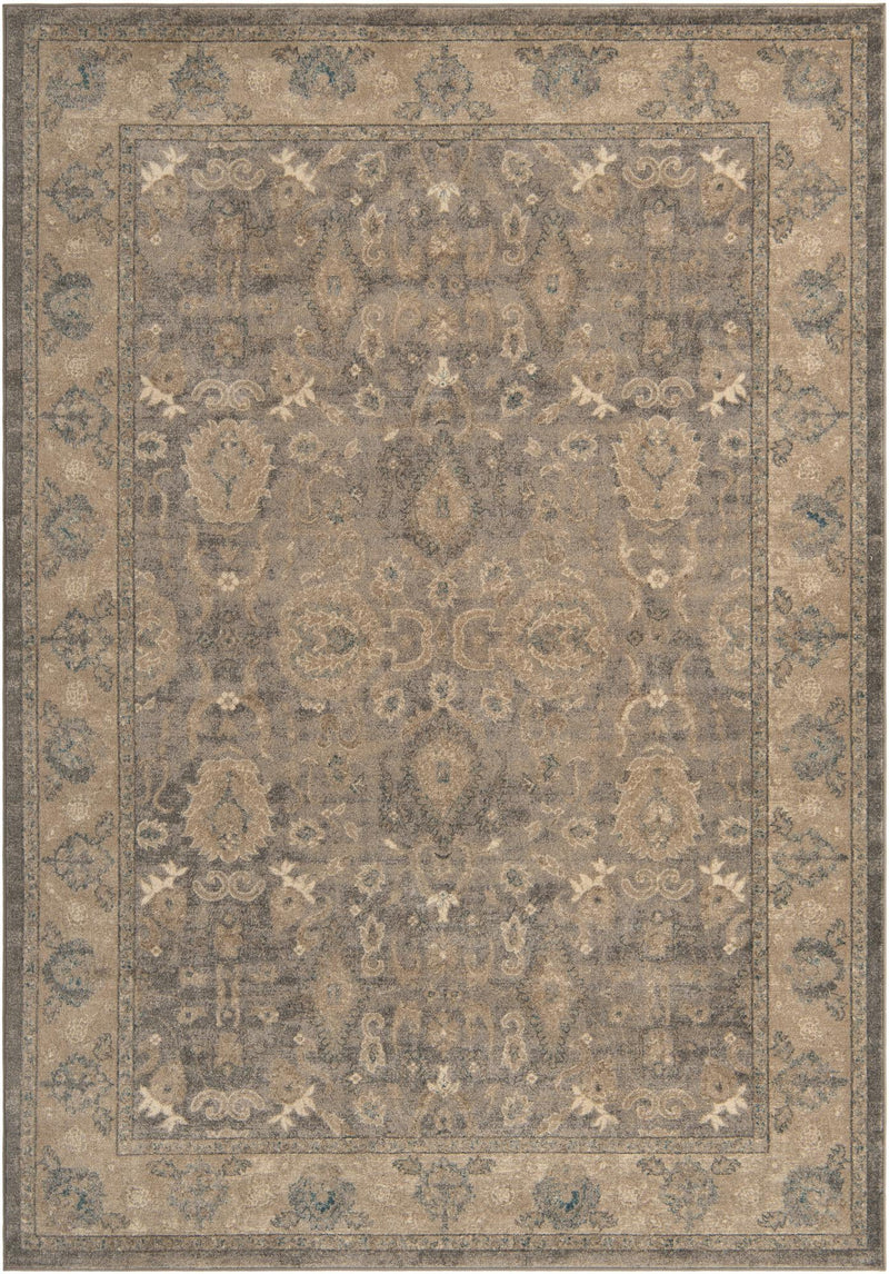 Salzburg Elegance Collection Area Rug -  Mozarteum Rectangle Gray  lifestyle 4