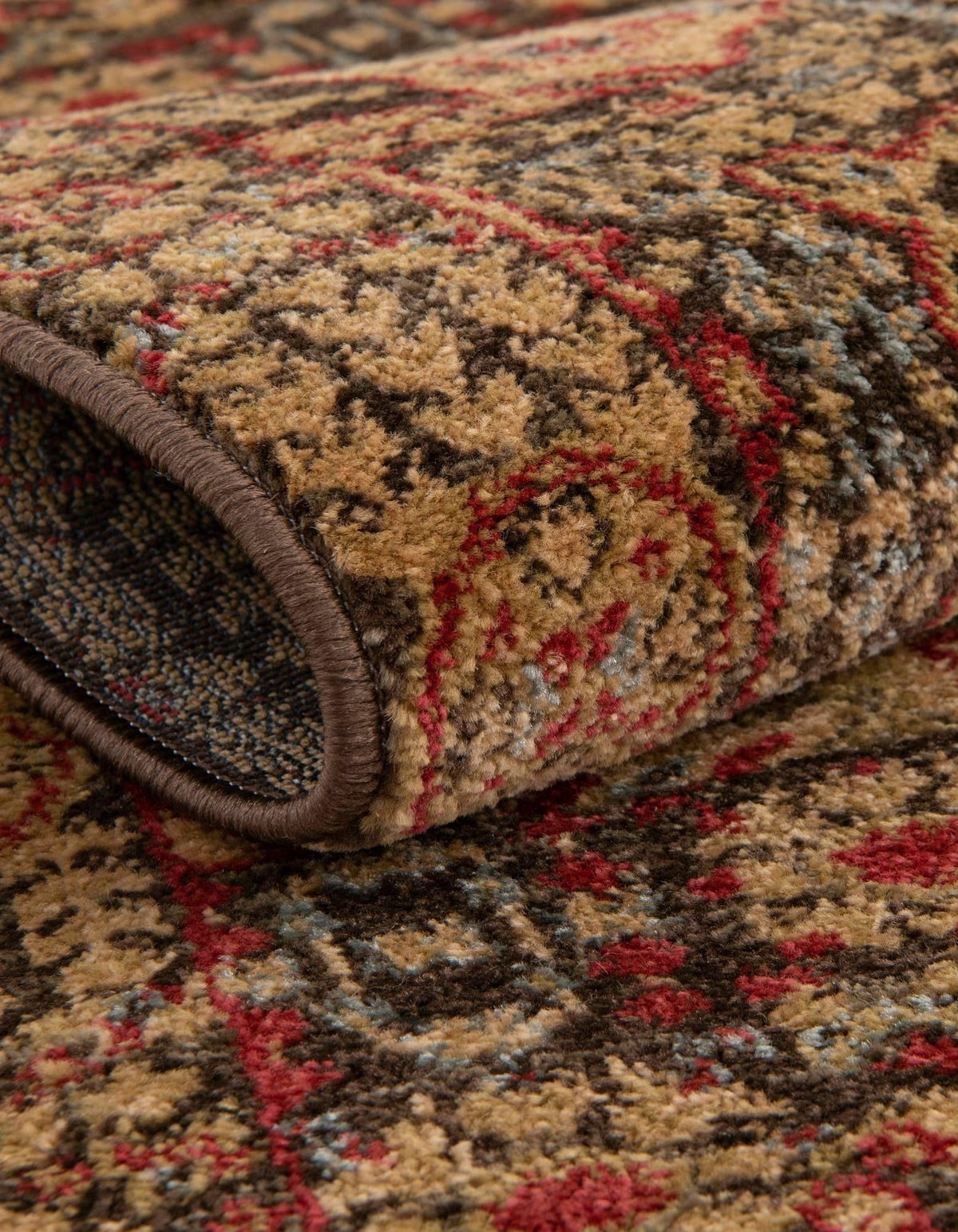 Ottoman Elegance Collection Area Rug - Sultan Rectangle Brown  lifestyle 48