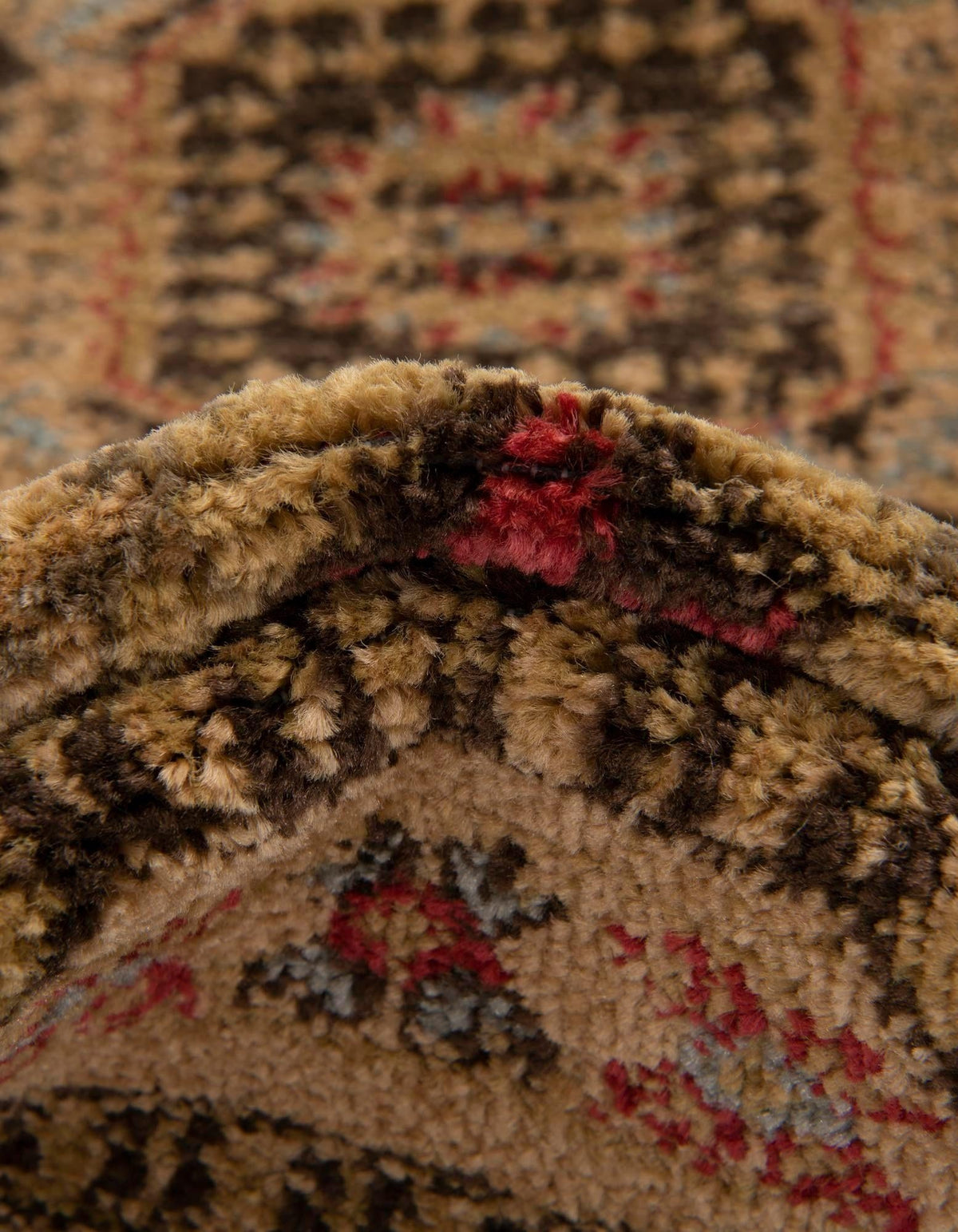Ottoman Elegance Collection Area Rug - Sultan Rectangle Brown  lifestyle 56
