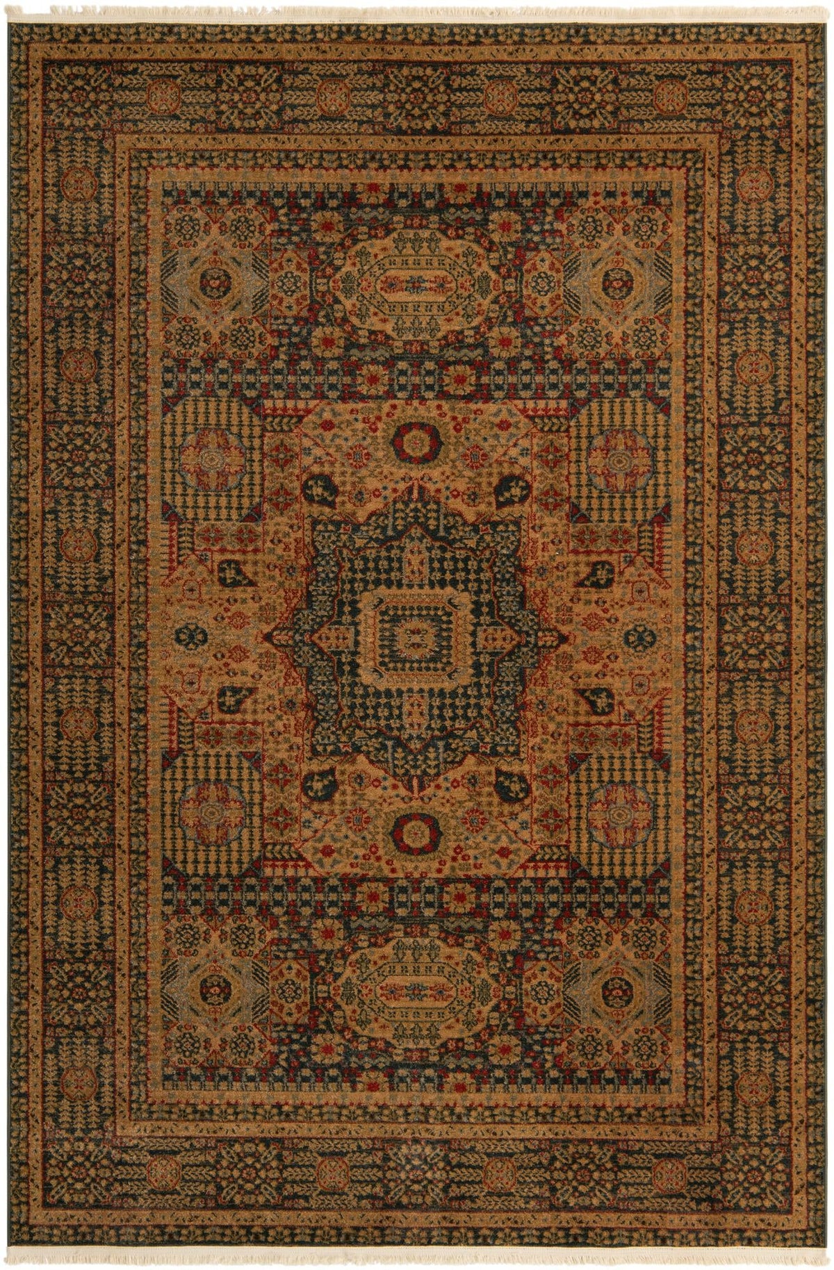 Ottoman Elegance Collection Area Rug - Sultan Rectangle Blue  lifestyle 7