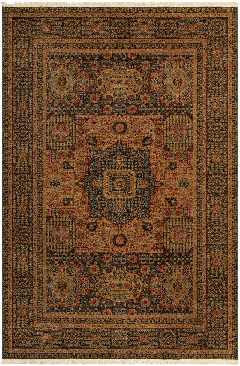 Ottoman Elegance Collection Area Rug - Sultan Rectangle Blue  lifestyle 7
