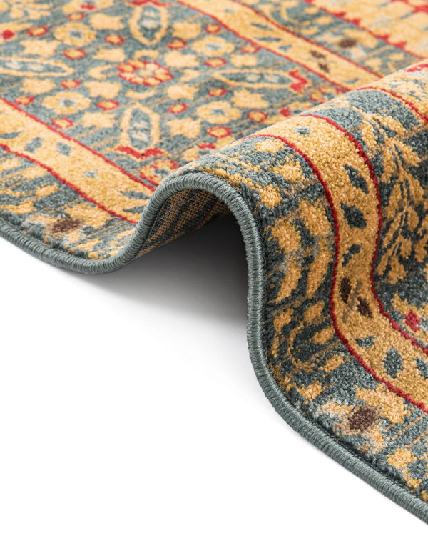 Ottoman Elegance Collection Area Rug - Sultan Rectangle Blue  lifestyle 26