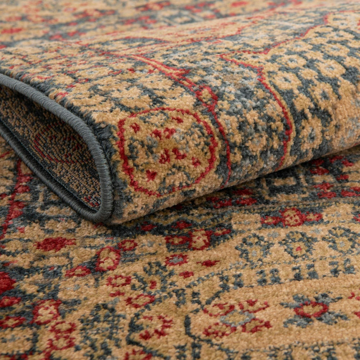 Ottoman Elegance Collection Area Rug - Sultan Rectangle Blue  lifestyle 44