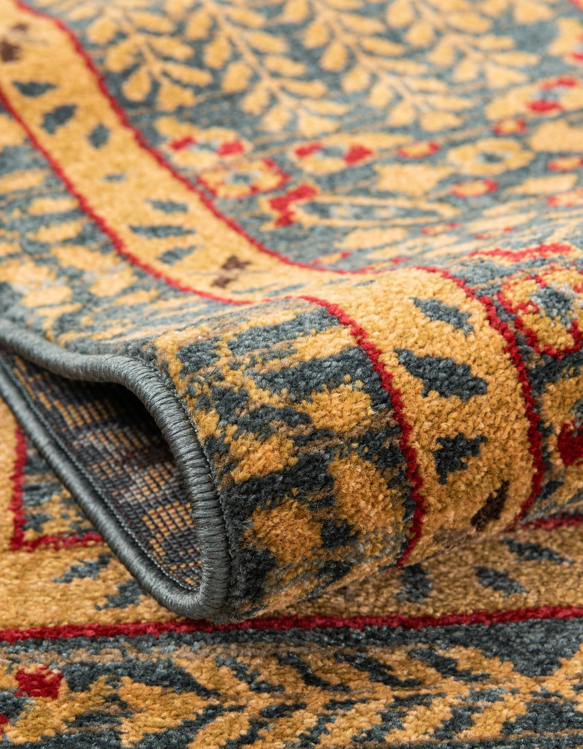 Ottoman Elegance Collection Area Rug - Sultan Rectangle Blue  lifestyle 47