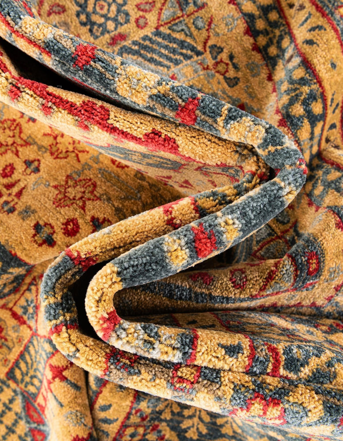 Ottoman Elegance Collection Area Rug - Sultan Rectangle Blue  lifestyle 55