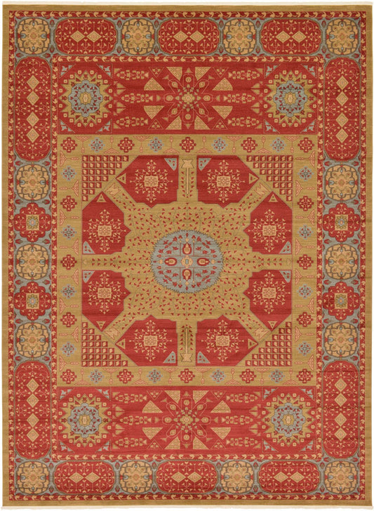 Ottoman Elegance Collection Area Rug -  Izmir Rectangle Red Main