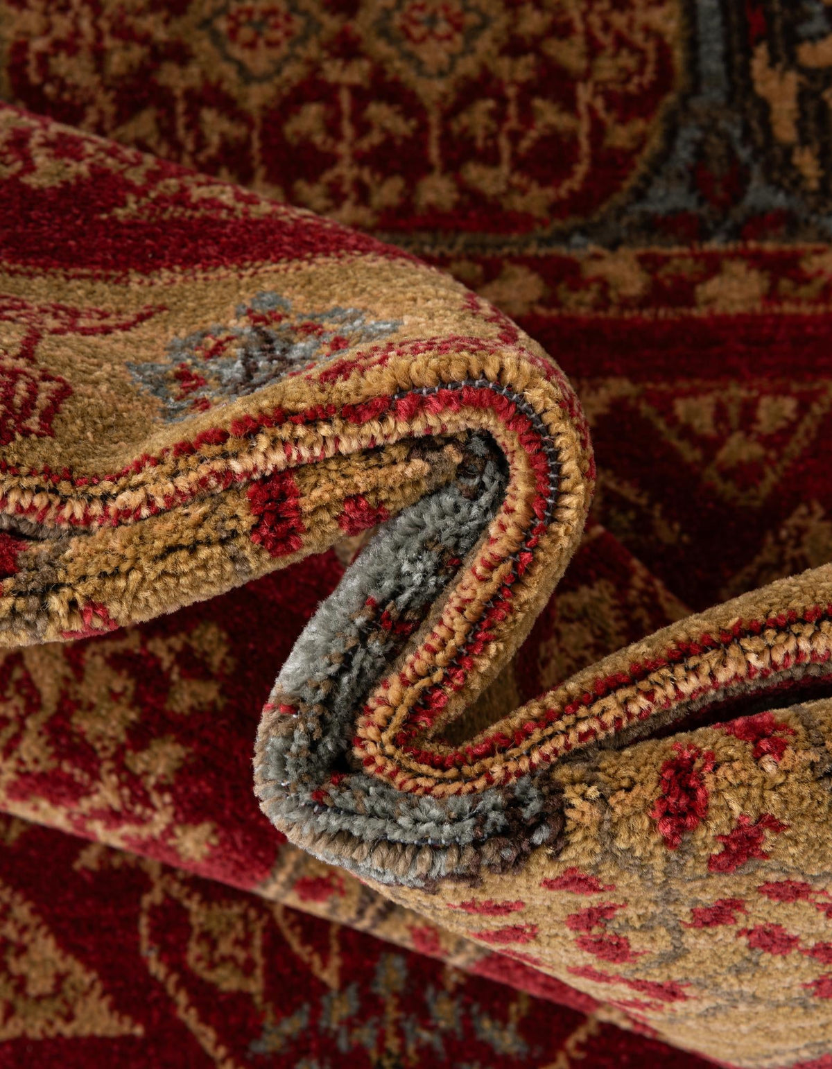 Ottoman Elegance Collection Area Rug -  Izmir Round Red  lifestyle 23