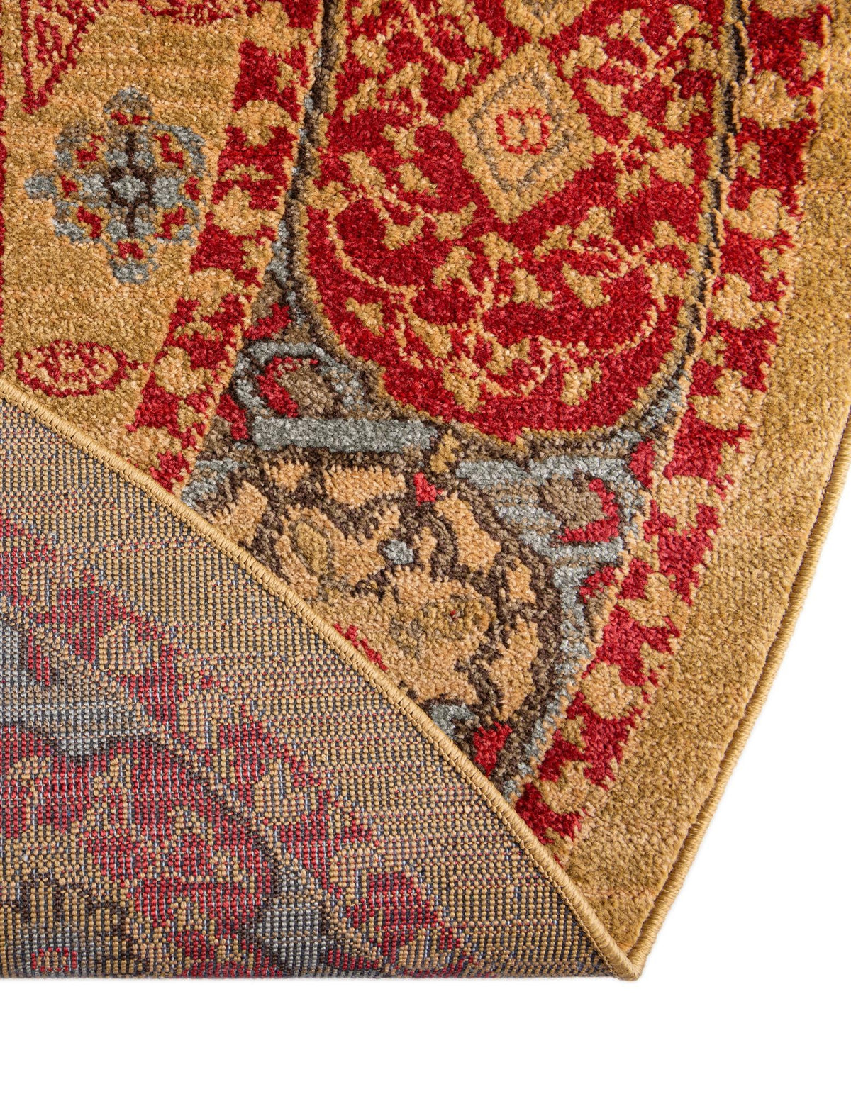 Ottoman Elegance Collection Area Rug -  Izmir Round Red  lifestyle 24