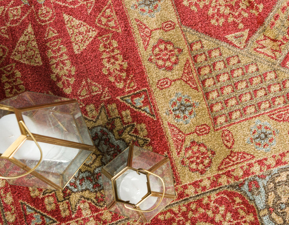 Ottoman Elegance Collection Area Rug -  Izmir Rectangle Red  lifestyle 7