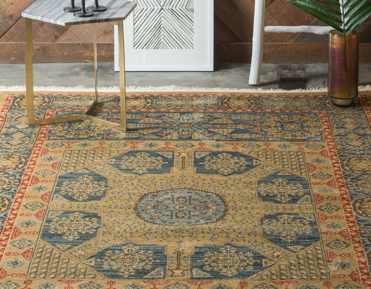 Ottoman Elegance Collection Area Rug -  Izmir Rectangle Blue  lifestyle 6