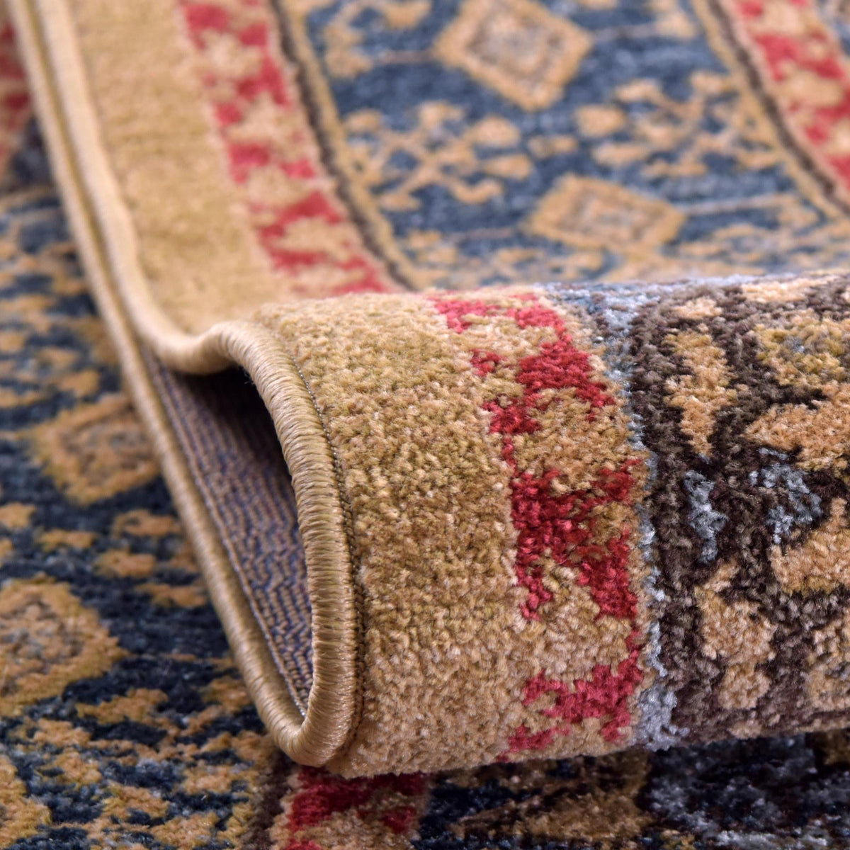 Ottoman Elegance Collection Area Rug -  Izmir Runner Blue  lifestyle 33