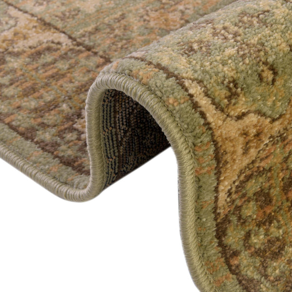 Ottoman Elegance Collection Area Rug -  Ephesus Rectangle Light Green  lifestyle 29