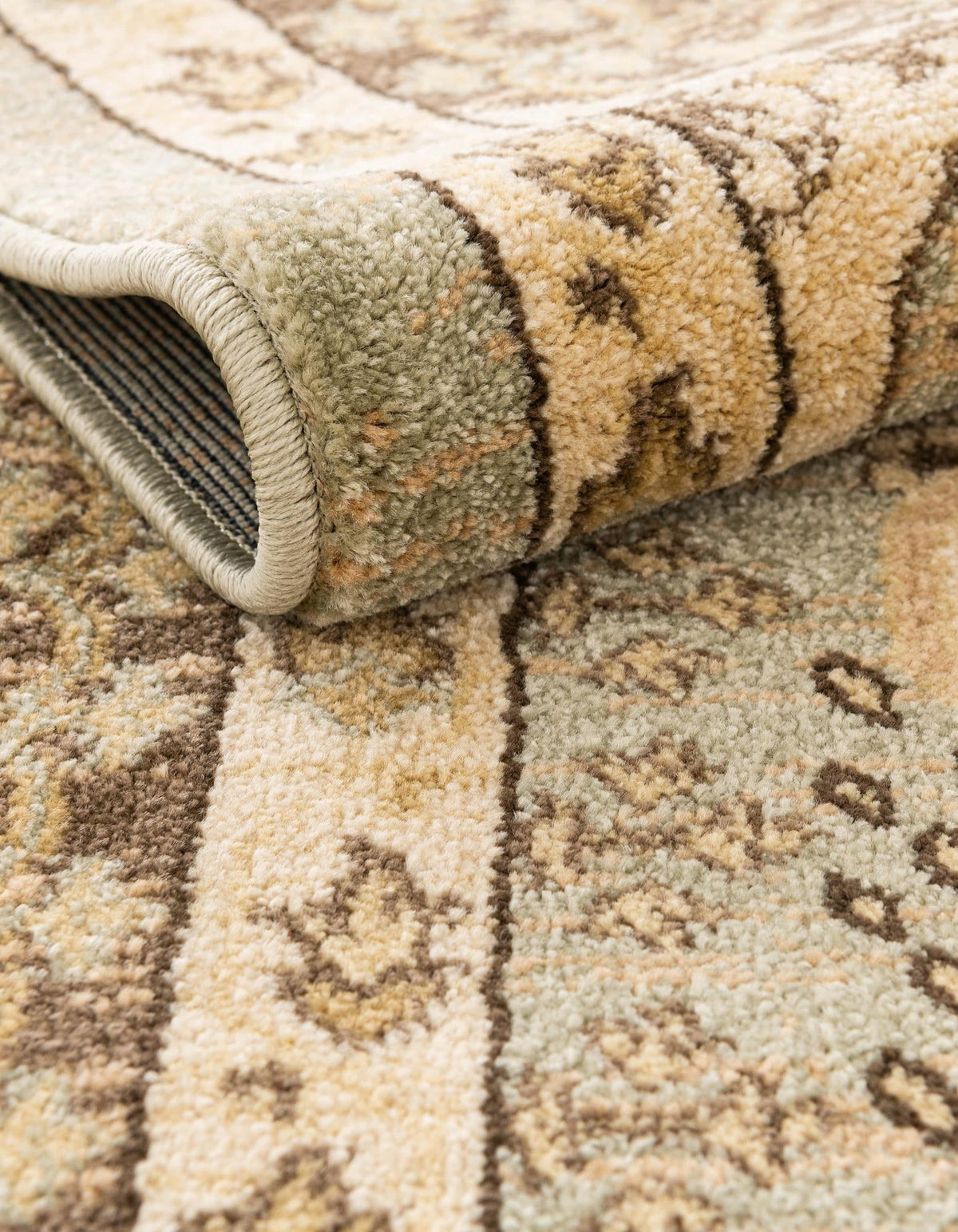 Ottoman Elegance Collection Area Rug -  Ephesus Rectangle Light Green  lifestyle 55